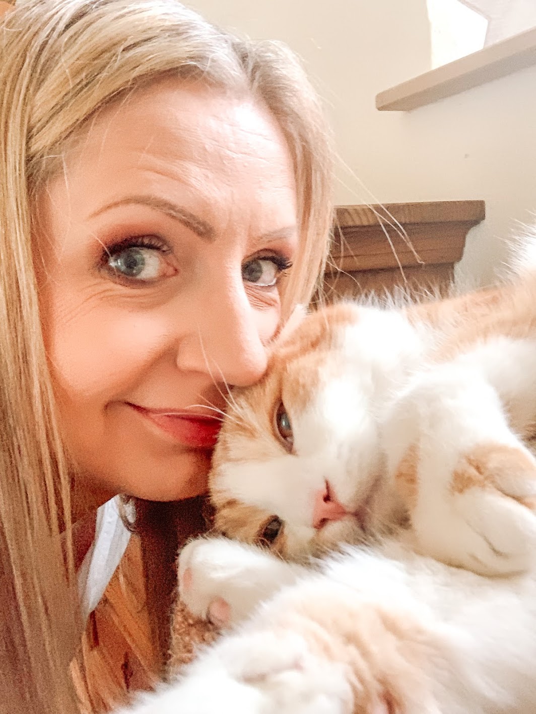 Jessica Koss mit Kater Tommy